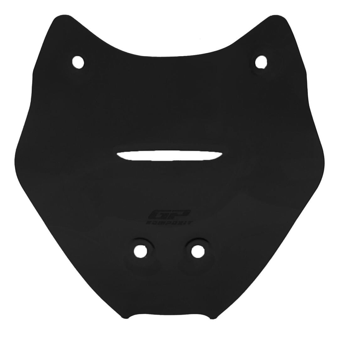 GP Kompozit Ducati Multistrada V4 2021-2023 Uyumlu Kısa Ön Cam Siyah - 1