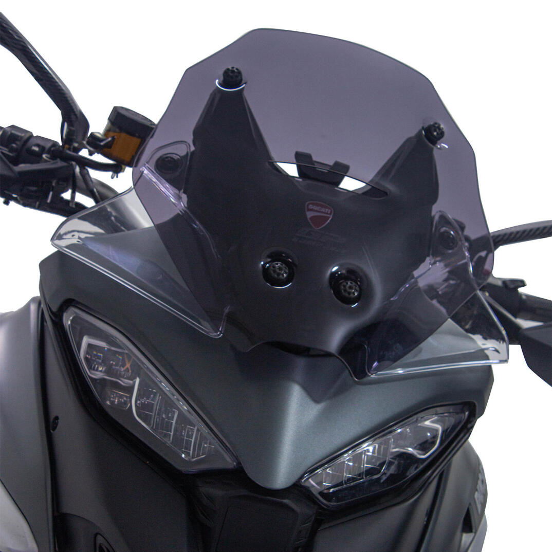 GP Kompozit Ducati Multistrada V4 2021-2023 Uyumlu Spor Ön Cam Şeffaf - 3