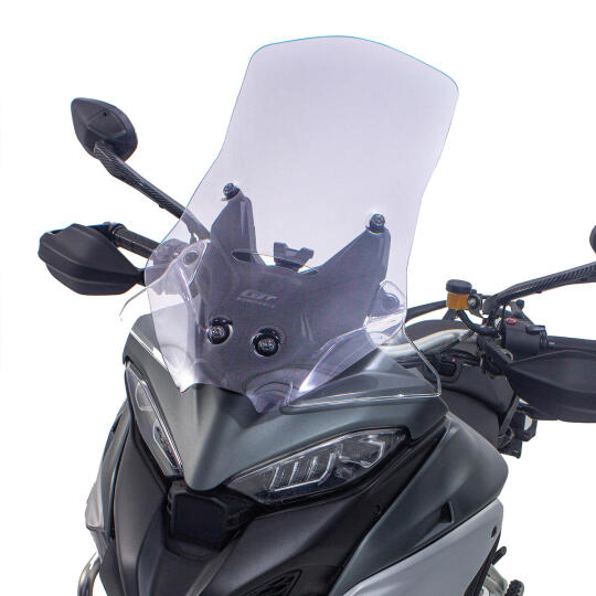 GP Kompozit Ducati Multistrada V4 2021-2023 Uyumlu Tur Camı Şeffaf - 3