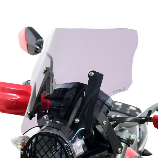 GP Kompozit Hero X-Pulse 200 2020-2024 Uyumlu Kısa Ön Cam Füme - 4