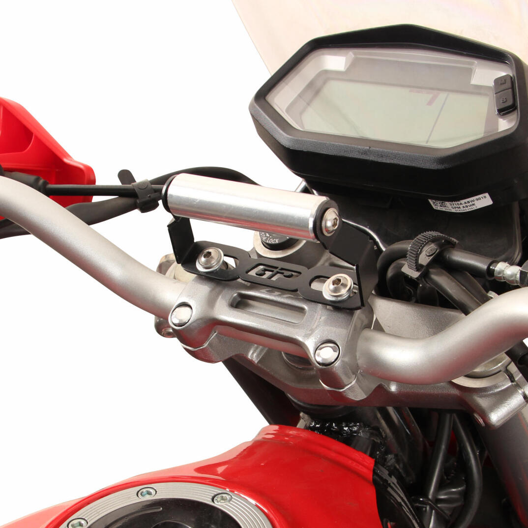 GP Kompozit Hero X-Pulse 200 2020-2024 Uyumlu Telefon / Navigasyon Tutucu Siyah - 4