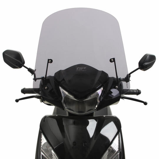 GP Kompozit Honda Activa 2023-2024 Uyumlu Kısa Ön Cam Füme (1)