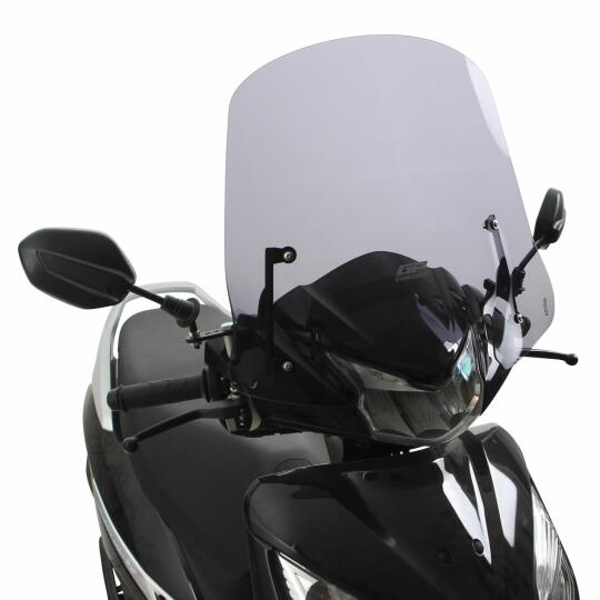 GP Kompozit Honda Activa 2023-2024 Uyumlu Kısa Ön Cam Füme - 4
