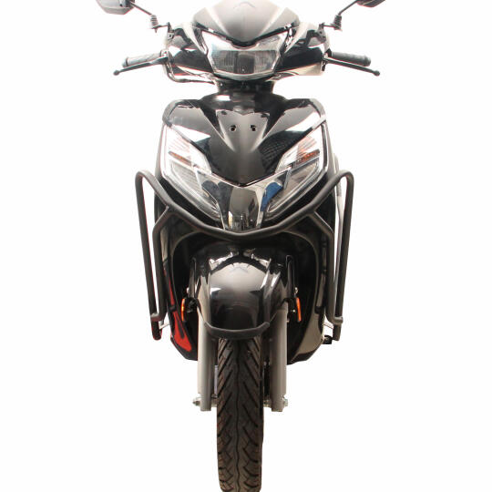 GP Kompozit Honda Activa 2023-2024 Uyumlu Motor Koruma Demiri Siyah (1)