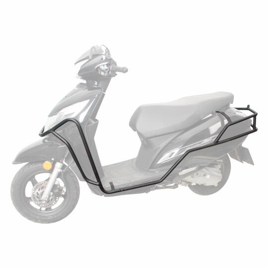 GP Kompozit Honda Activa 2023-2024 Uyumlu Motor Koruma Demiri Siyah - 5