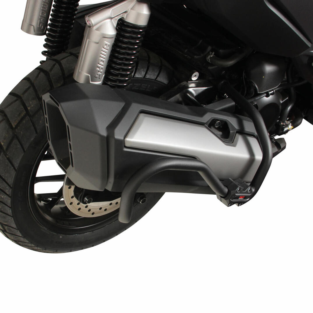 GP Kompozit Honda ADV 350 2023-2024 Uyumlu Egzoz Koruma Demiri Siyah - 3