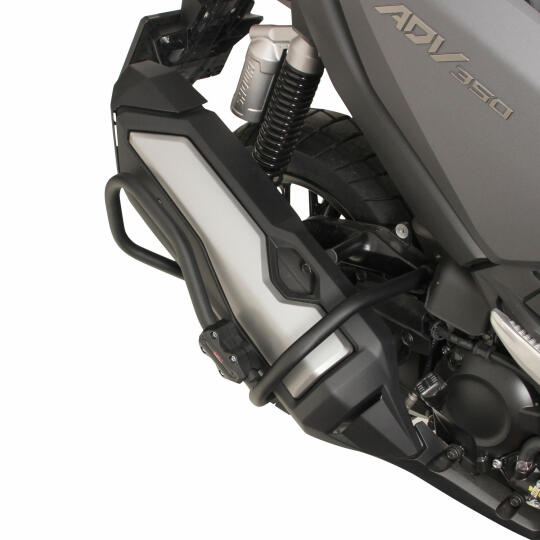 GP Kompozit Honda ADV 350 2023-2024 Uyumlu Egzoz Koruma Demiri Siyah - 4