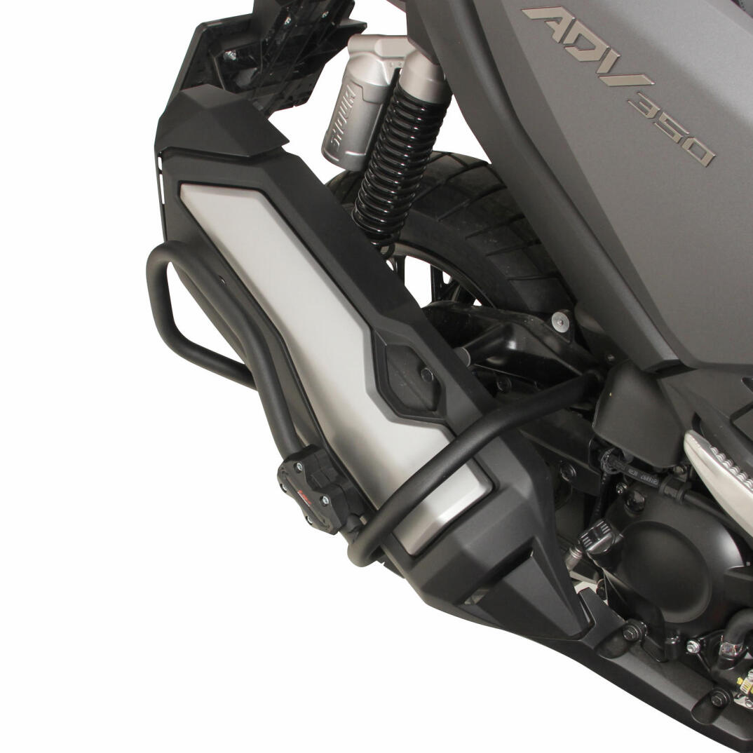 GP Kompozit Honda ADV 350 2023-2024 Uyumlu Egzoz Koruma Demiri Siyah - 4