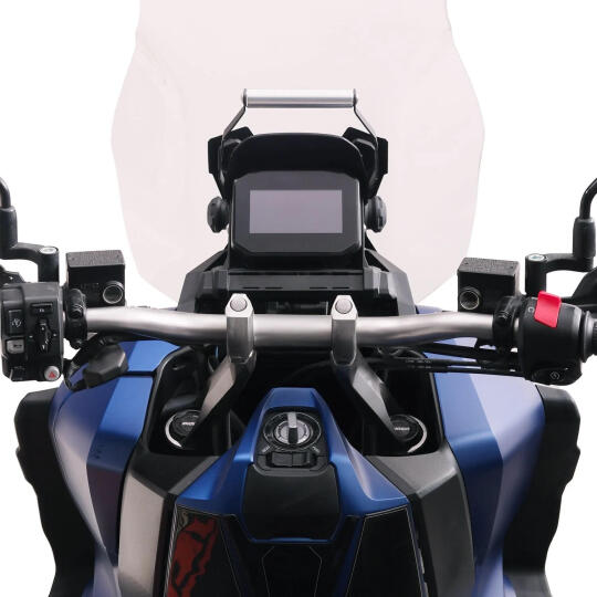 GP Kompozit Honda ADV 350 2023-2024 Uyumlu Telefon / Navigasyon Tutucu Cam Tipi Siyah - 2