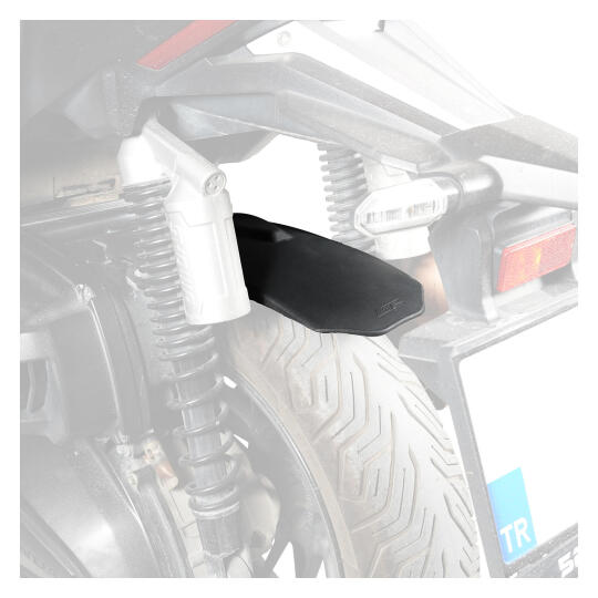 GP Kompozit Honda ADV 350 2023-2026 Uyumlu Arka Çamurluk Siyah - 4