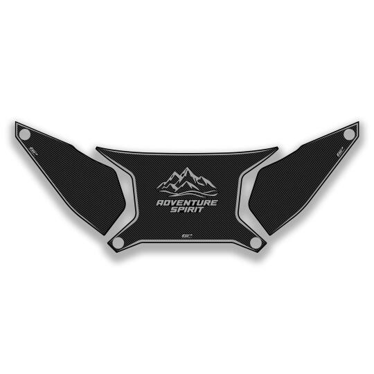 GP Kompozit Honda ADV 350 2023-2026 Uyumlu Çanta Üstü Sticker Karbon