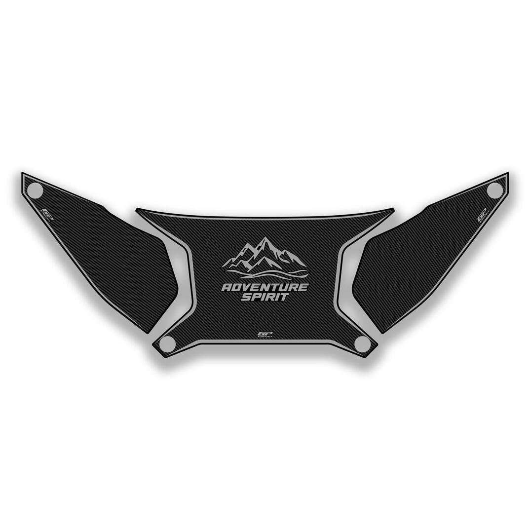 GP Kompozit Honda ADV 350 2023-2026 Uyumlu Çanta Üstü Sticker Karbon - 1