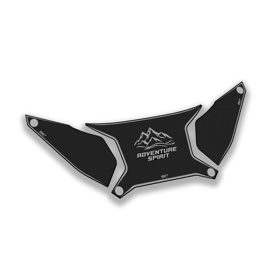 GP Kompozit Honda ADV 350 2023-2026 Uyumlu Çanta Üstü Sticker Karbon - 2