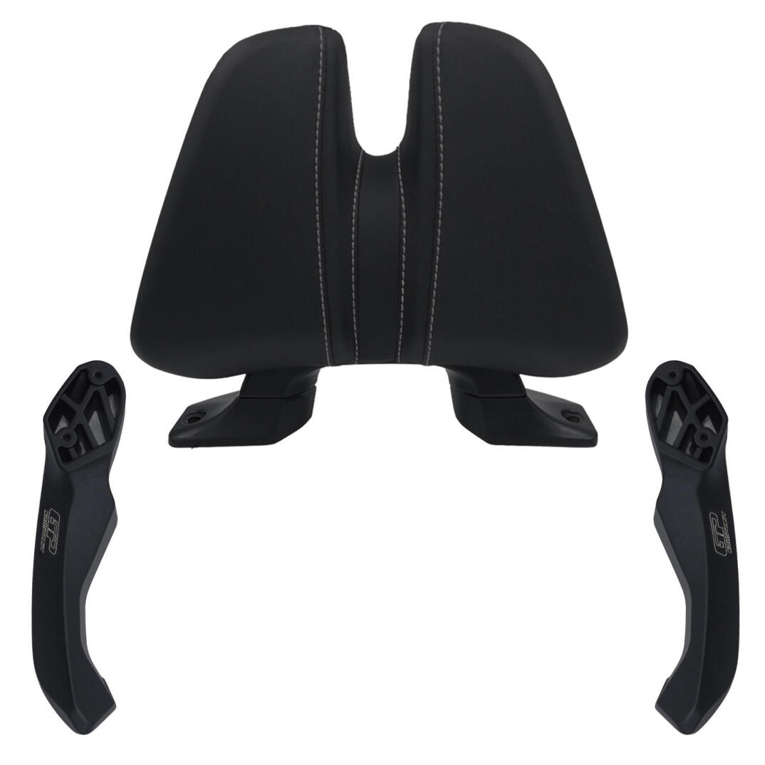 GP Kompozit Honda ADV 350 2023-2026 Uyumlu Dikişli Sissy Bar Siyah - 1
