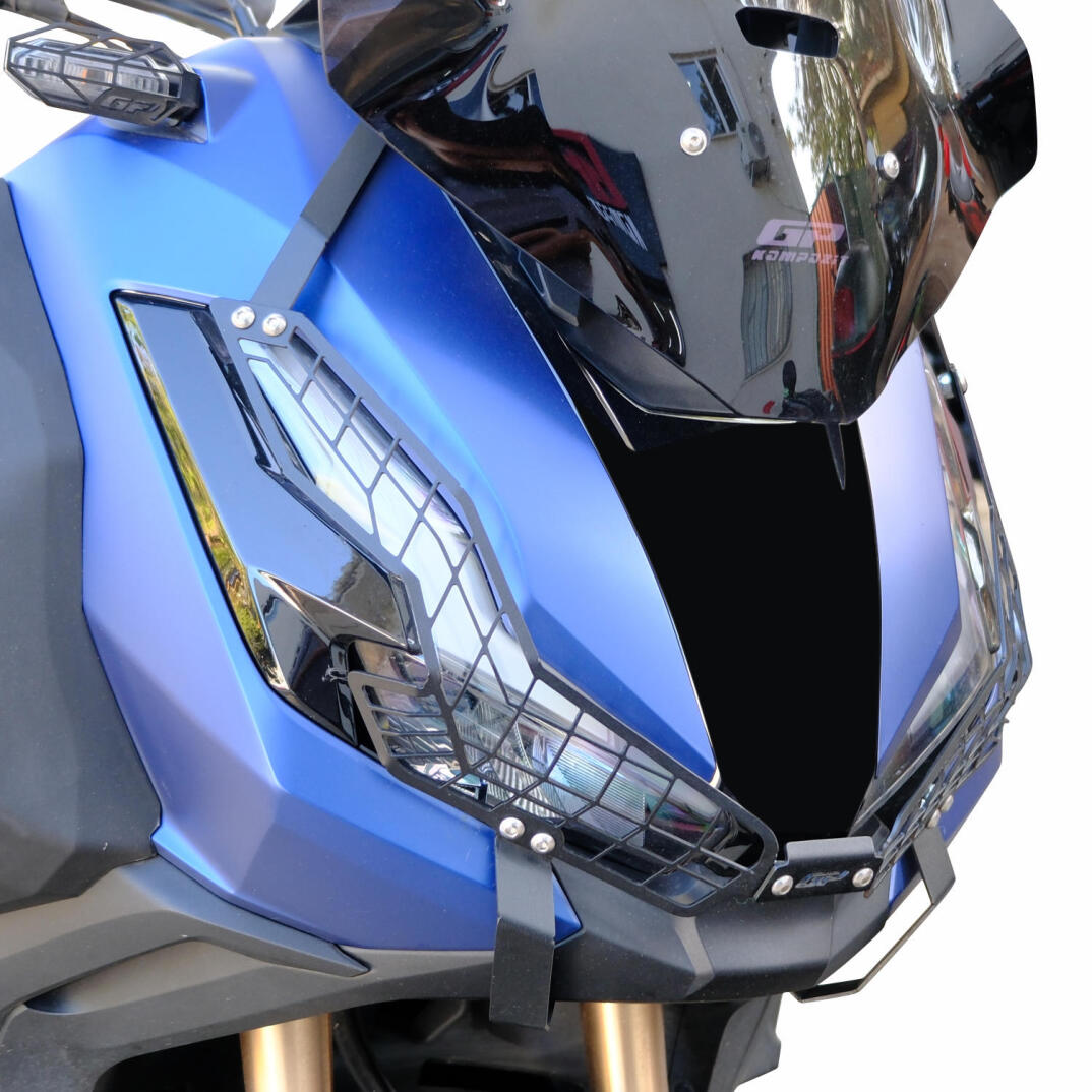 GP Kompozit Honda ADV 350 2023-2026 Uyumlu Far Koruma Siyah - 4