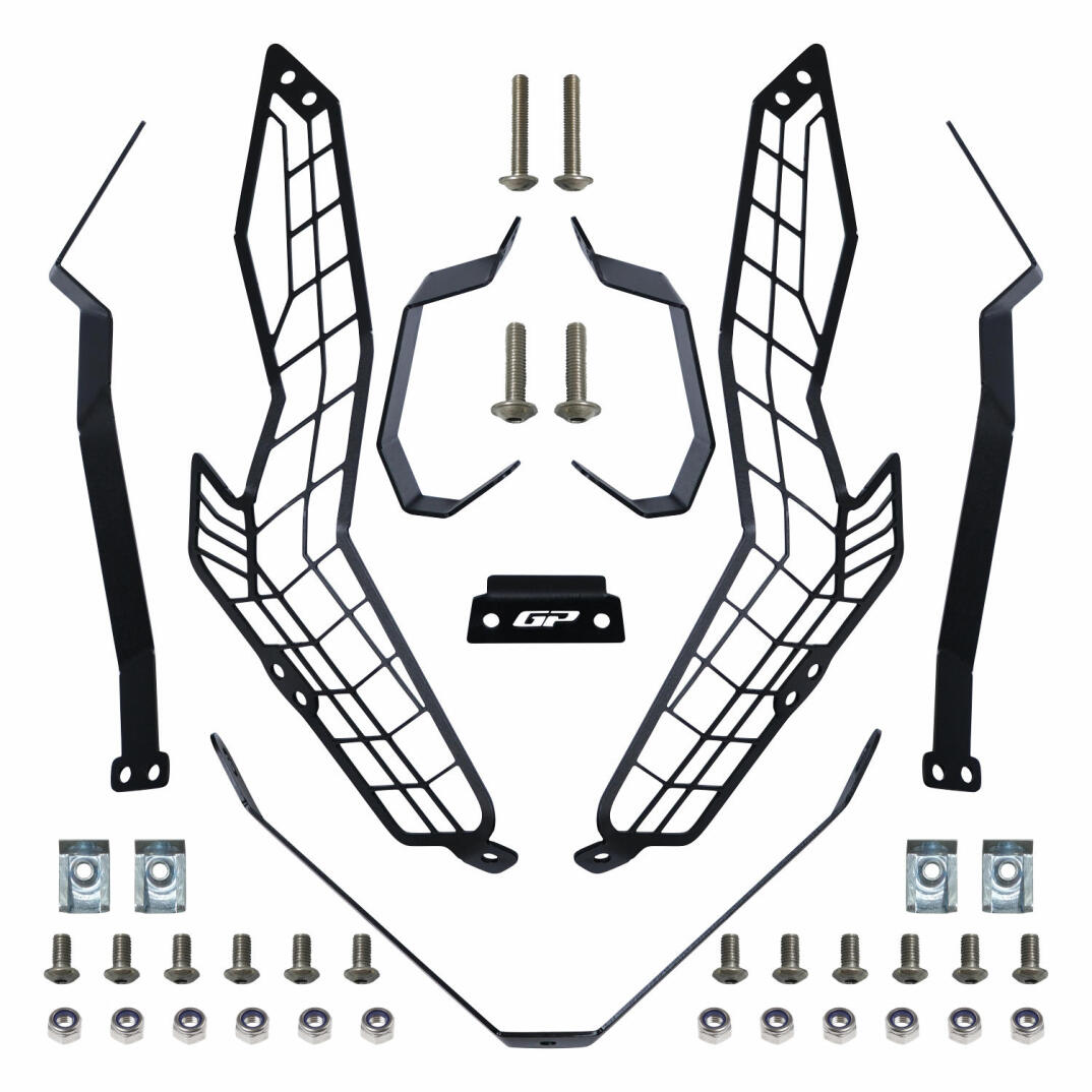 GP Kompozit Honda ADV 350 2023-2026 Uyumlu Far Koruma Siyah - 7