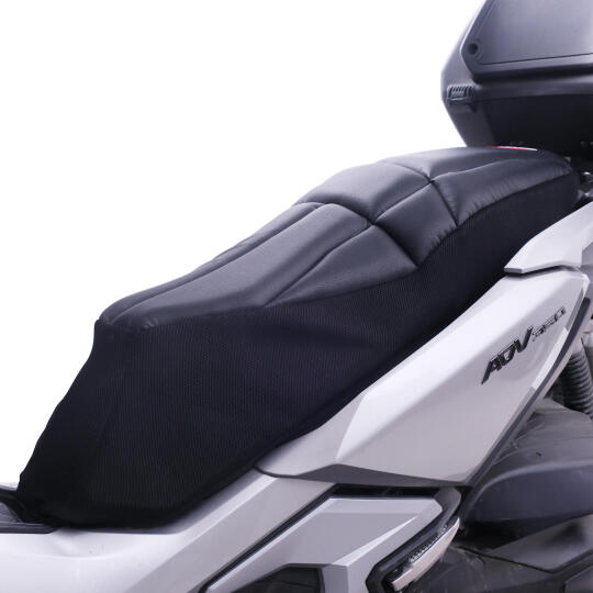 GP Kompozit Honda ADV 350 2023-2026 Uyumlu Fileli Motosiklet Konfor Sele Kılıfı Siyah - 3