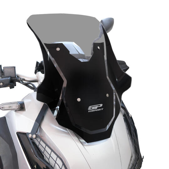 GP Kompozit Honda ADV 350 2023-2026 Uyumlu Kısa Spor Ön Cam Füme - 3