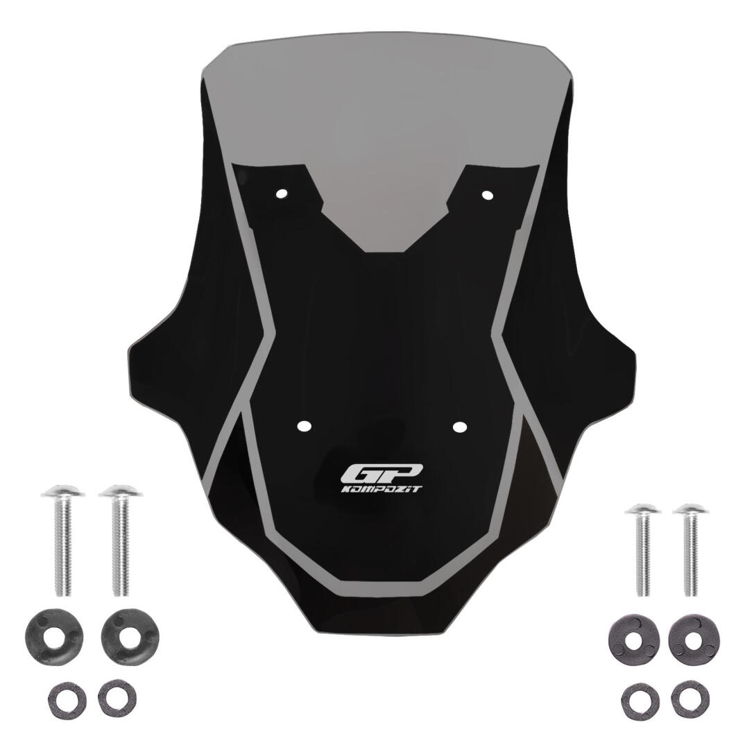 GP Kompozit Honda ADV 350 2023-2026 Uyumlu Kısa Spor Ön Cam Füme - 6