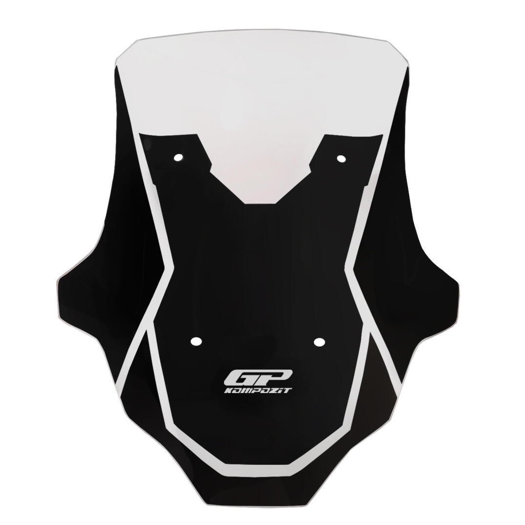 GP Kompozit Honda ADV 350 2023-2026 Uyumlu Kısa Spor Ön Cam Şeffaf - 1