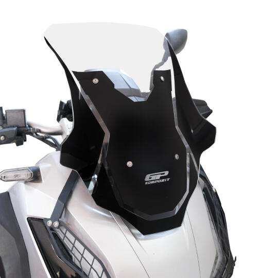 GP Kompozit Honda ADV 350 2023-2026 Uyumlu Kısa Spor Ön Cam Şeffaf - 3