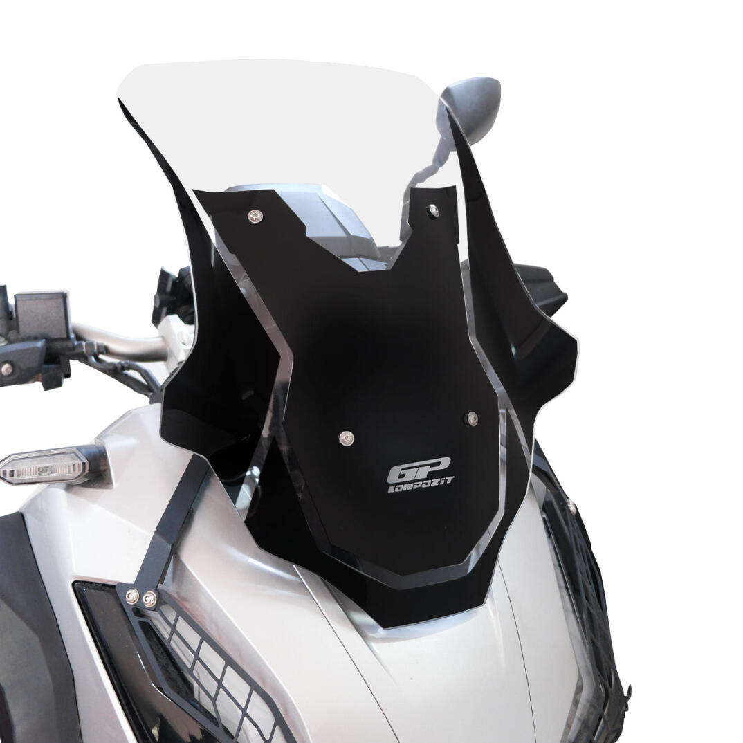 GP Kompozit Honda ADV 350 2023-2026 Uyumlu Kısa Spor Ön Cam Şeffaf - 3