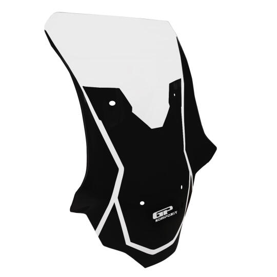 GP Kompozit Honda ADV 350 2023-2026 Uyumlu Kısa Spor Ön Cam Şeffaf - 5