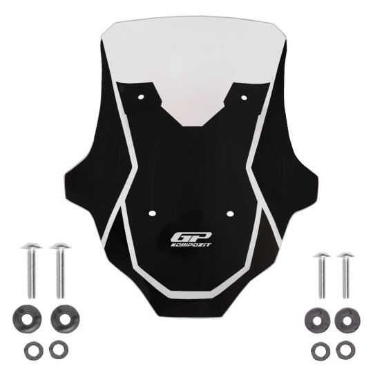 GP Kompozit Honda ADV 350 2023-2026 Uyumlu Kısa Spor Ön Cam Şeffaf - 6