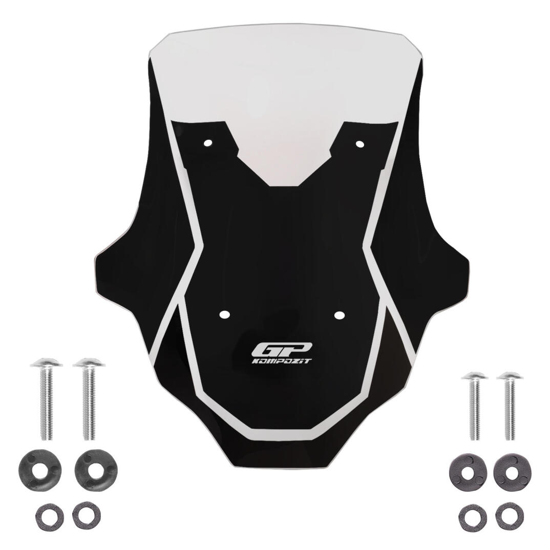GP Kompozit Honda ADV 350 2023-2026 Uyumlu Kısa Spor Ön Cam Şeffaf - 6