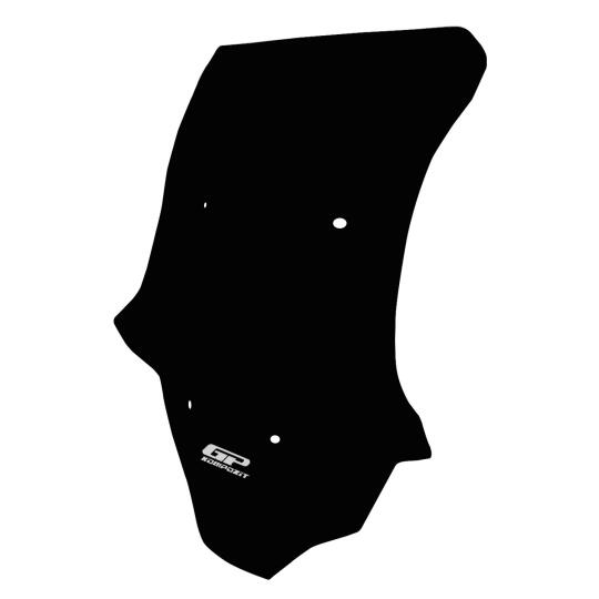 GP Kompozit Honda ADV 350 2023-2026 Uyumlu Kısa Spor Ön Cam Siyah - 4