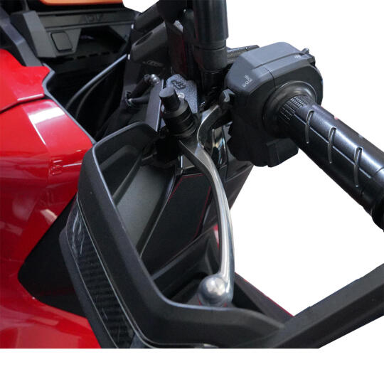 GP Kompozit Honda ADV 350 2023-2026 Uyumlu Motosiklet El Freni Kilidi Siyah - 3