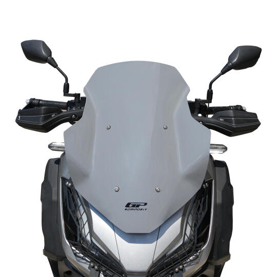 GP Kompozit Honda ADV 350 2023-2026 Uyumlu Renkli Ön Cam Gri (1)