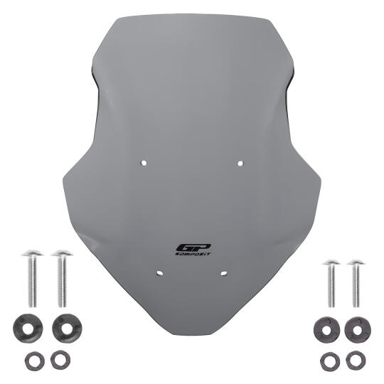 GP Kompozit Honda ADV 350 2023-2026 Uyumlu Renkli Ön Cam Gri - 7