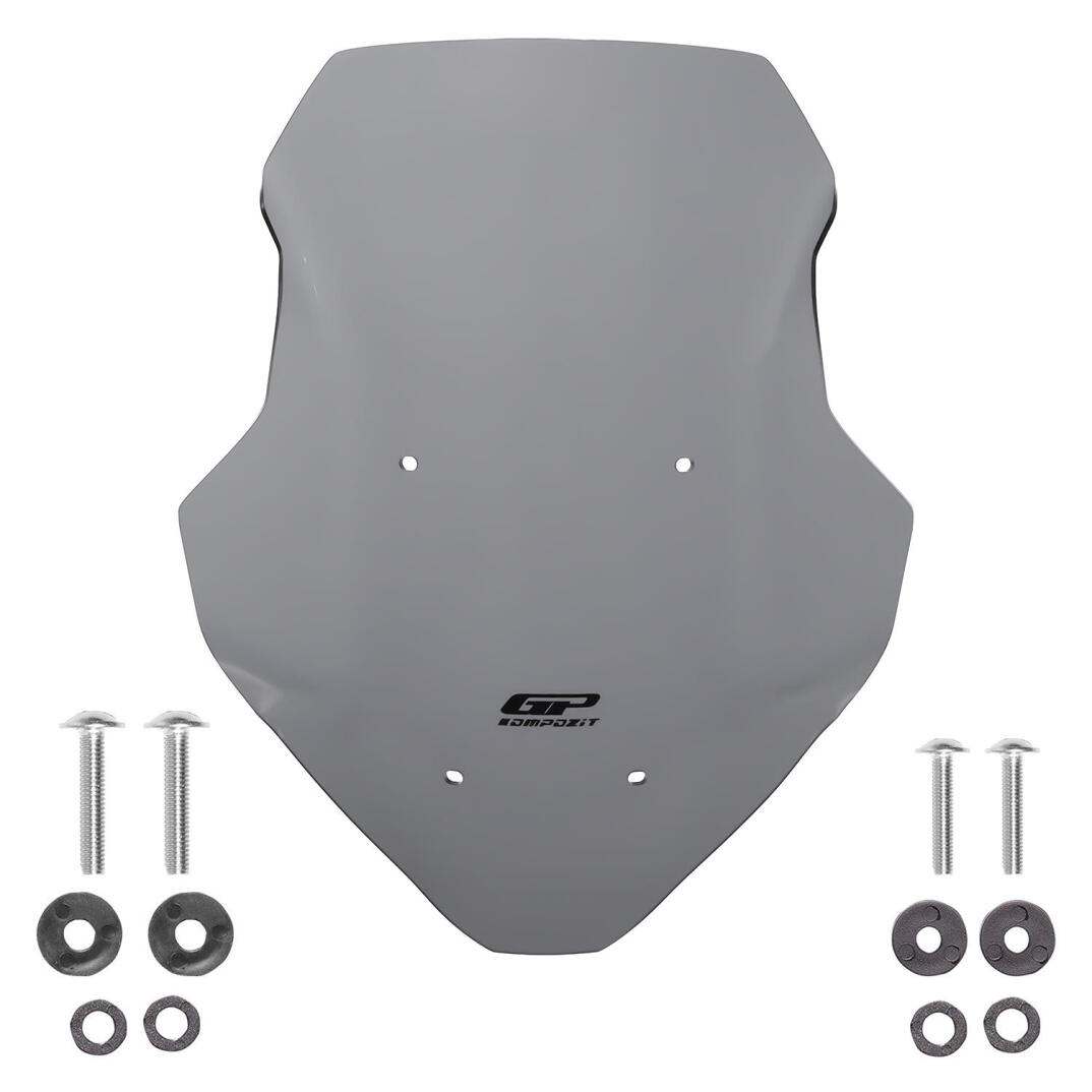 GP Kompozit Honda ADV 350 2023-2026 Uyumlu Renkli Ön Cam Gri - 7