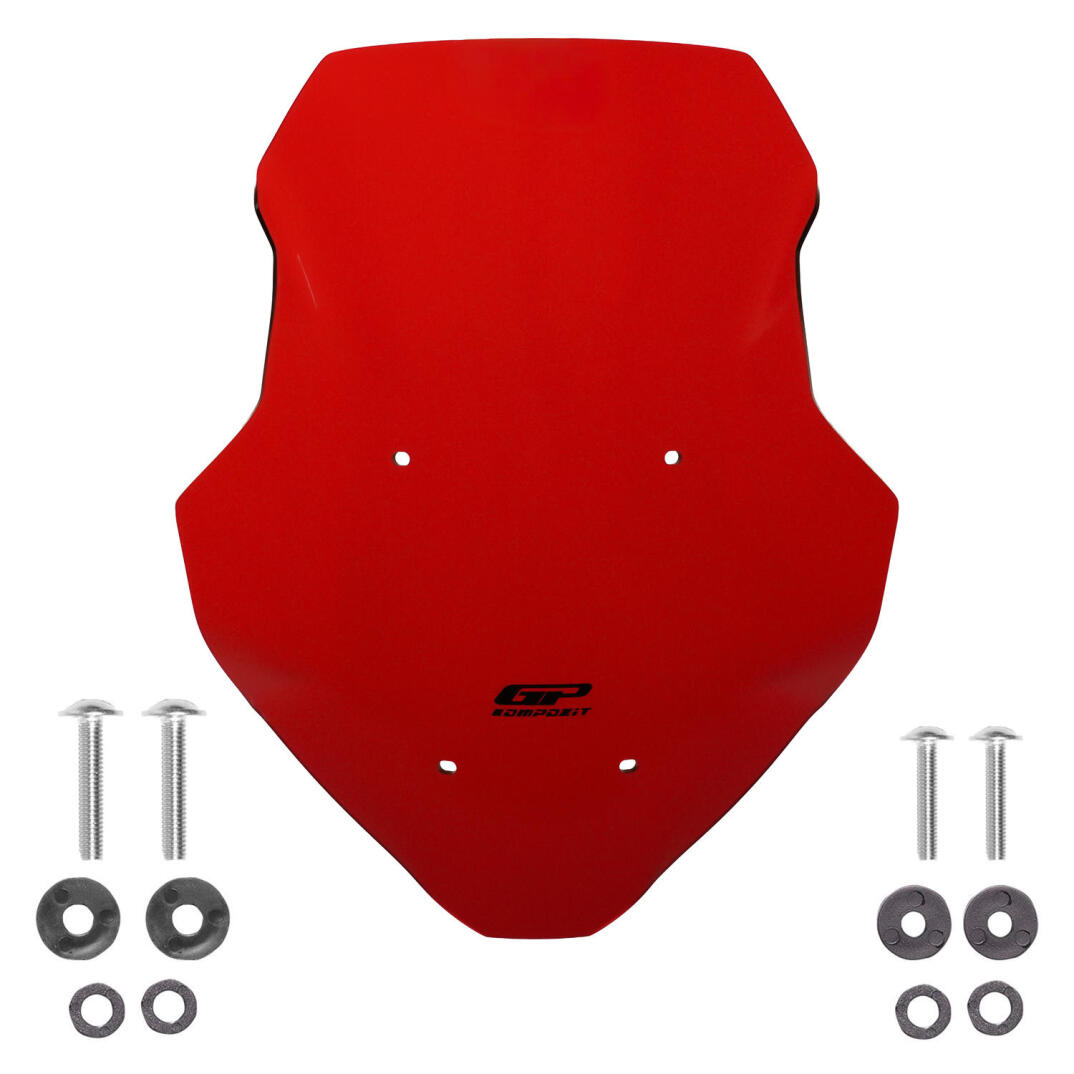 GP Kompozit Honda ADV 350 2023-2026 Uyumlu Renkli Ön Cam Kırmızı - 7