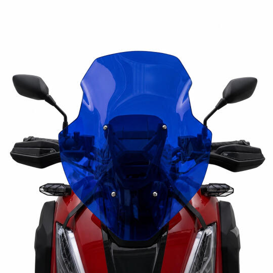 GP Kompozit Honda ADV 350 2023-2026 Uyumlu Renkli Ön Cam Mavi (1)