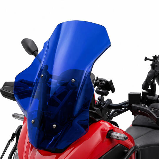 GP Kompozit Honda ADV 350 2023-2026 Uyumlu Renkli Ön Cam Mavi - 3