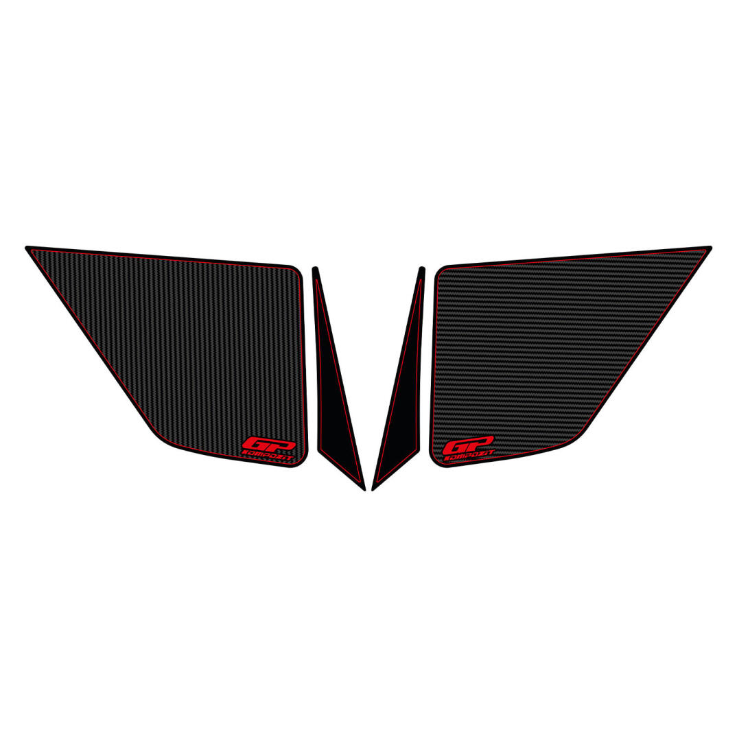 GP Kompozit Honda ADV 350 2023-2026 Uyumlu Sele Altı Tank Pad Karbon-Kırmızı - 1