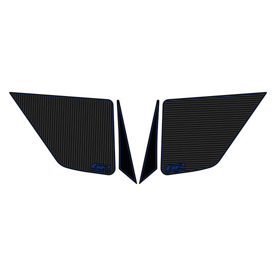 GP Kompozit Honda ADV 350 2023-2026 Uyumlu Sele Altı Tank Pad Karbon-Mavi