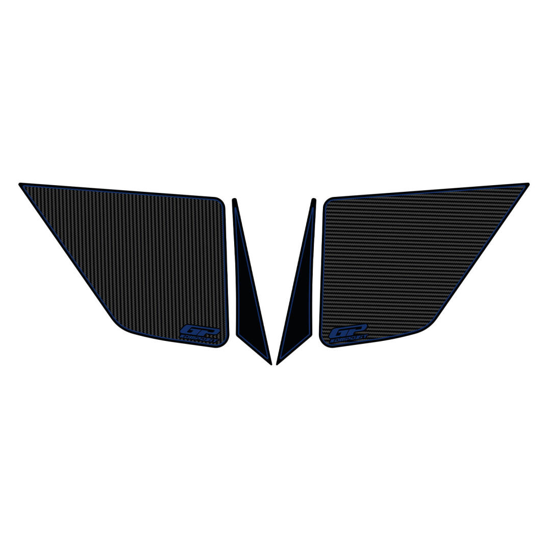 GP Kompozit Honda ADV 350 2023-2026 Uyumlu Sele Altı Tank Pad Karbon-Mavi - 1