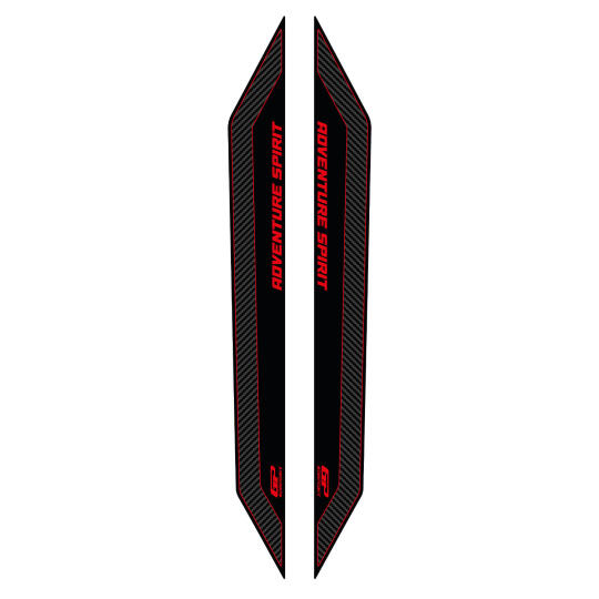 GP Kompozit Honda ADV 350 2023-2026 Uyumlu Sele Altı Yan Pad Karbon-Kırmızı