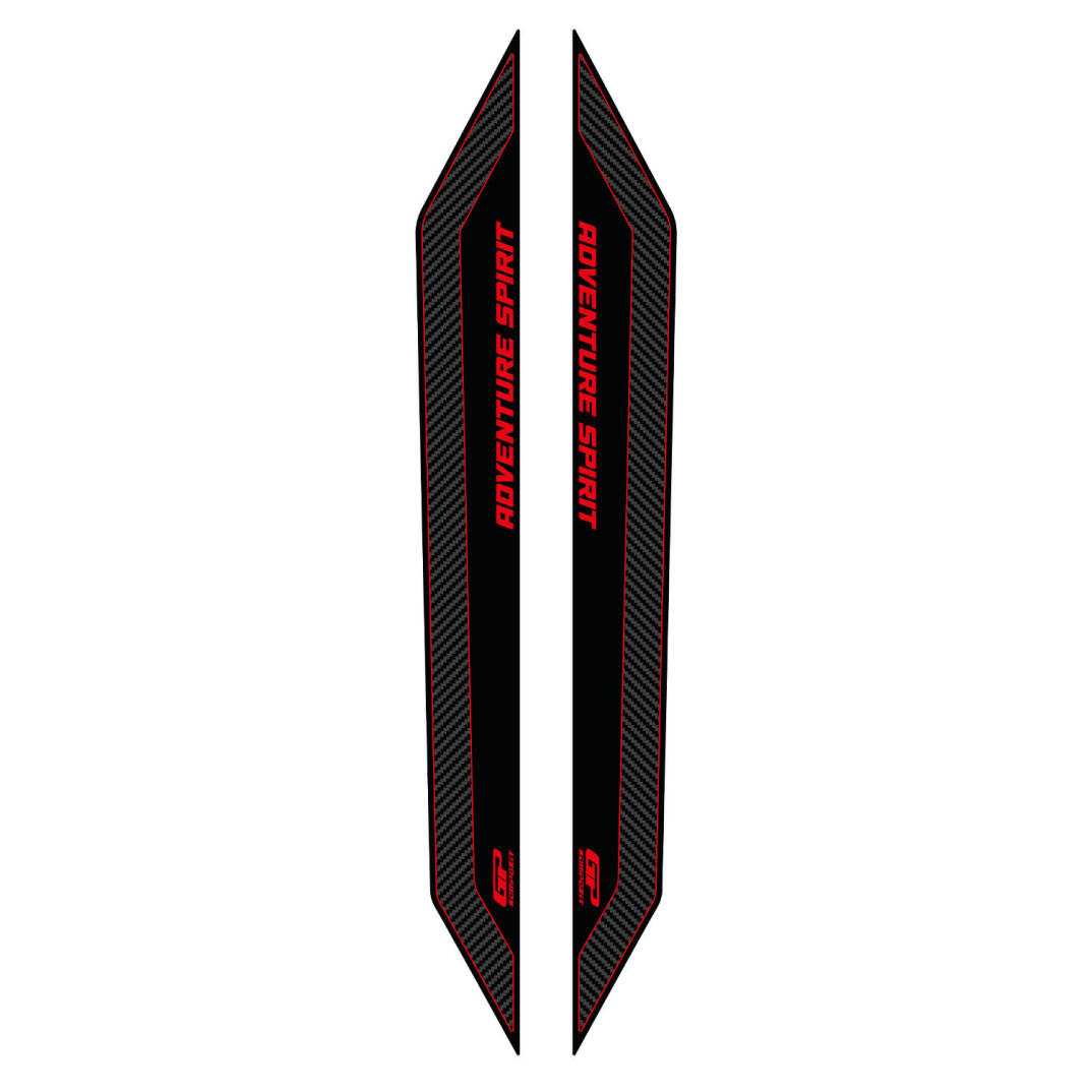 GP Kompozit Honda ADV 350 2023-2026 Uyumlu Sele Altı Yan Pad Karbon-Kırmızı - 1