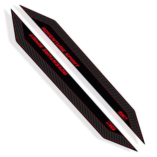 GP Kompozit Honda ADV 350 2023-2026 Uyumlu Sele Altı Yan Pad Karbon-Kırmızı (1)
