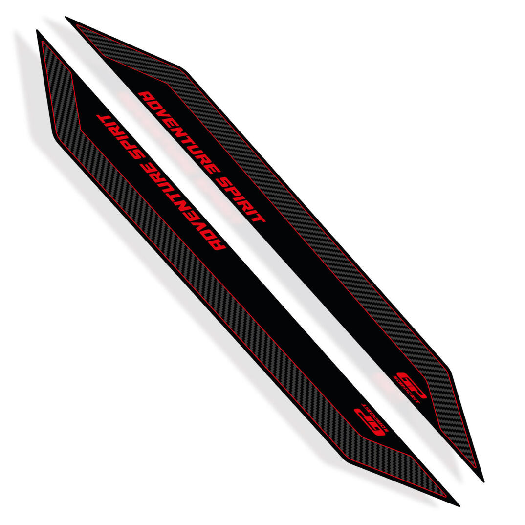 GP Kompozit Honda ADV 350 2023-2026 Uyumlu Sele Altı Yan Pad Karbon-Kırmızı - 2