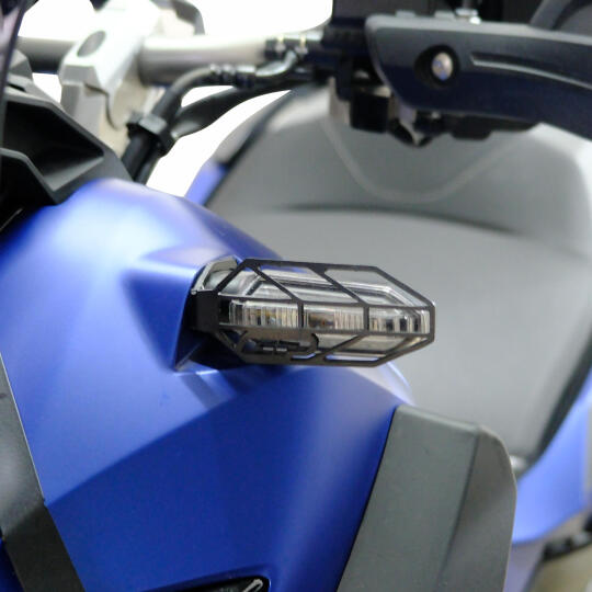 GP Kompozit Honda ADV 350 2023-2026 Uyumlu Sinyal Koruma Siyah - 3
