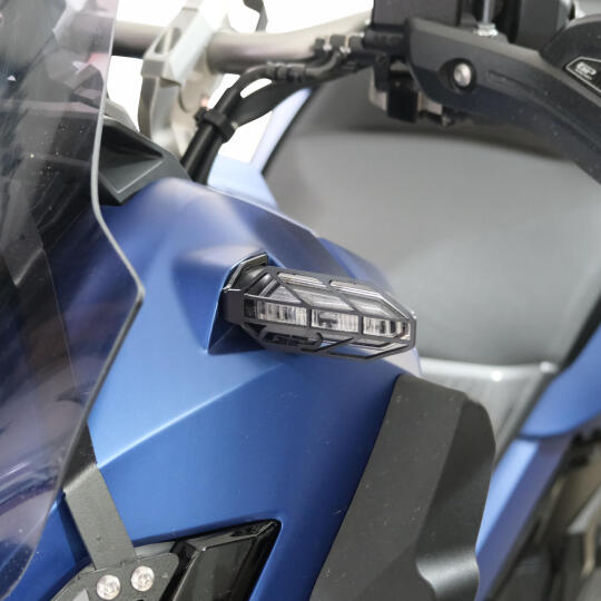 GP Kompozit Honda ADV 350 2023-2026 Uyumlu Sinyal Koruma Siyah - 4