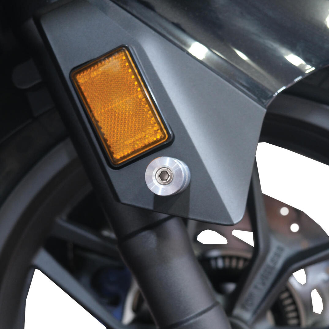 GP Kompozit Honda ADV 350 2023-2026 Uyumlu Sis Farı Bağlantı Aparatı Gri - 4