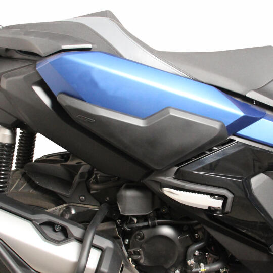 GP Kompozit Honda ADV 350 2023-2026 Uyumlu Üst/Alt Bacak ve Grenaj Koruma Seti Siyah - 5