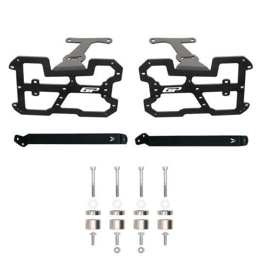 GP Kompozit Honda ADV 350 2023-2026 Uyumlu Yan Çanta Demiri Siyah - 5