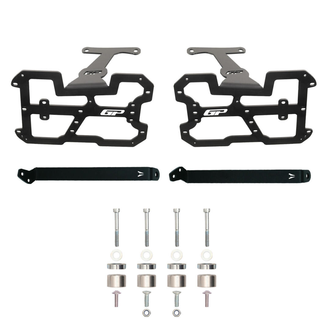 GP Kompozit Honda ADV 350 2023-2026 Uyumlu Yan Çanta Demiri Siyah - 5